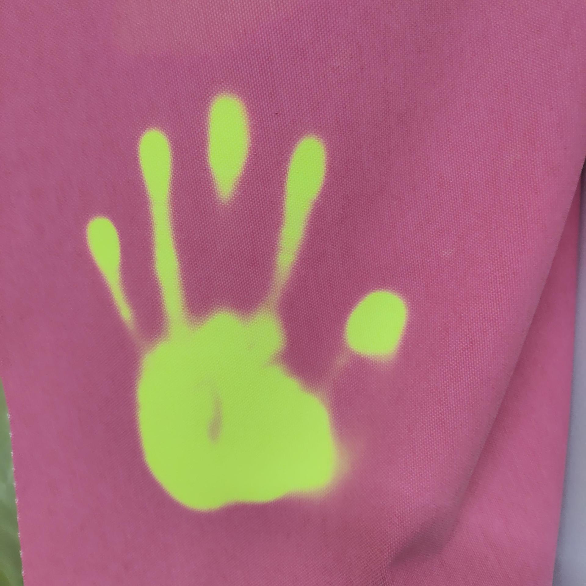 温变专利 感温变色布 全涤12安帆布 梅变黄 感光变色布 夜光变色