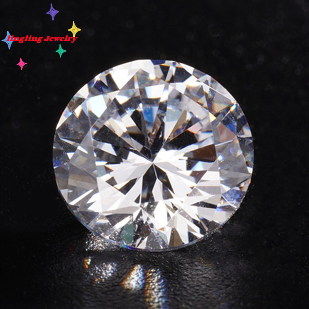 d色超白 莫桑钻莫桑石克拉裸钻正品圆形八心八箭3ex切割vvs1 圆形