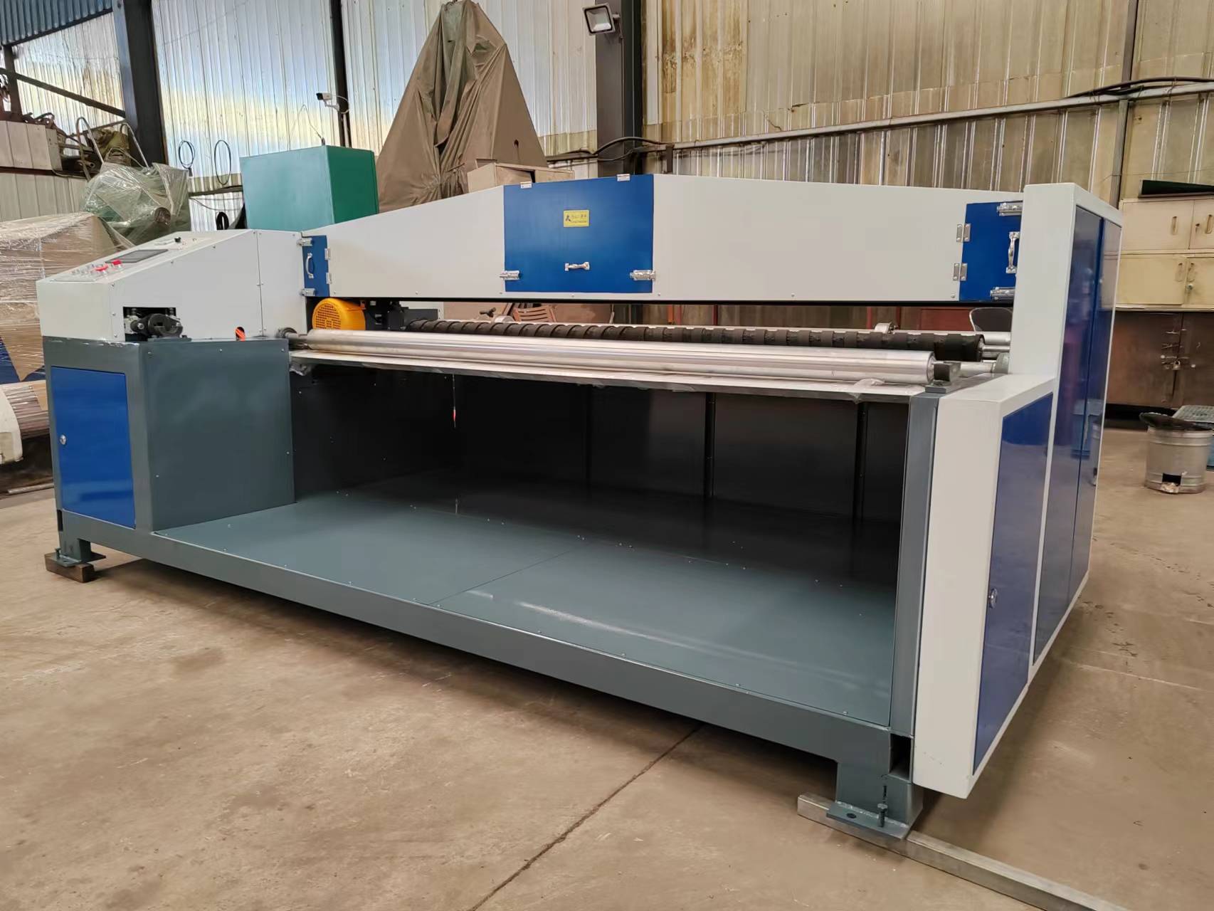 半自动型单瓦复卷机 单面瓦楞纸卷复卷设备 瓦楞机械