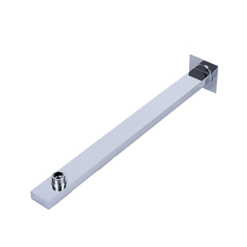 Stainless Steel Square Shower Arm Open-Mounted Concealed Shower Screen Wall Shower Inlet Pipe