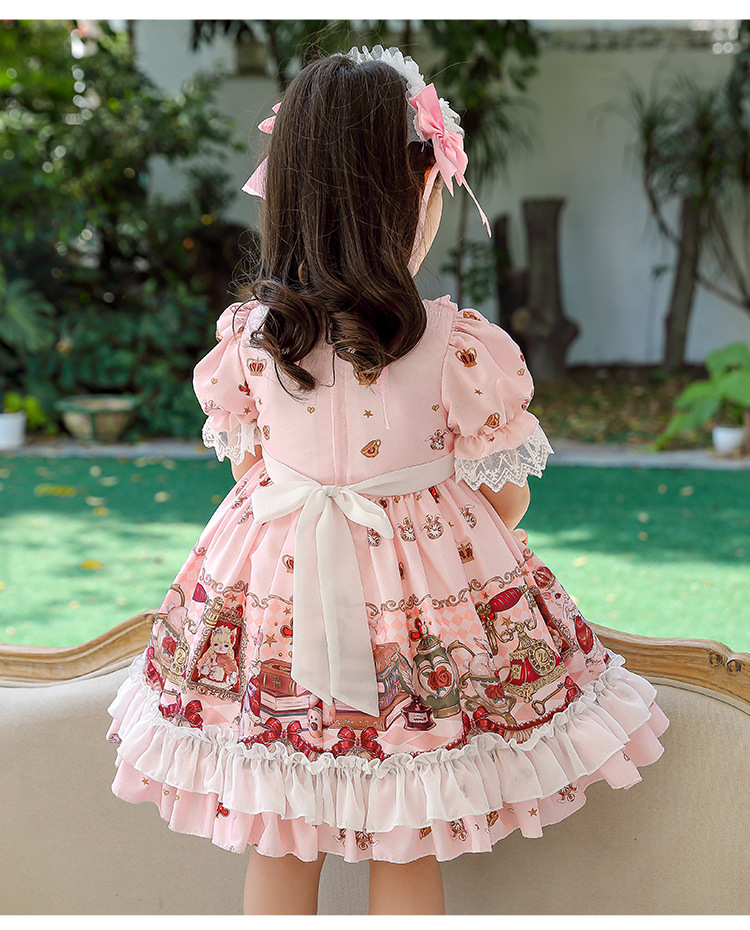 女童洛丽塔连衣裙儿童公主裙蓬蓬裙花童礼服六一表演服lolita洋装