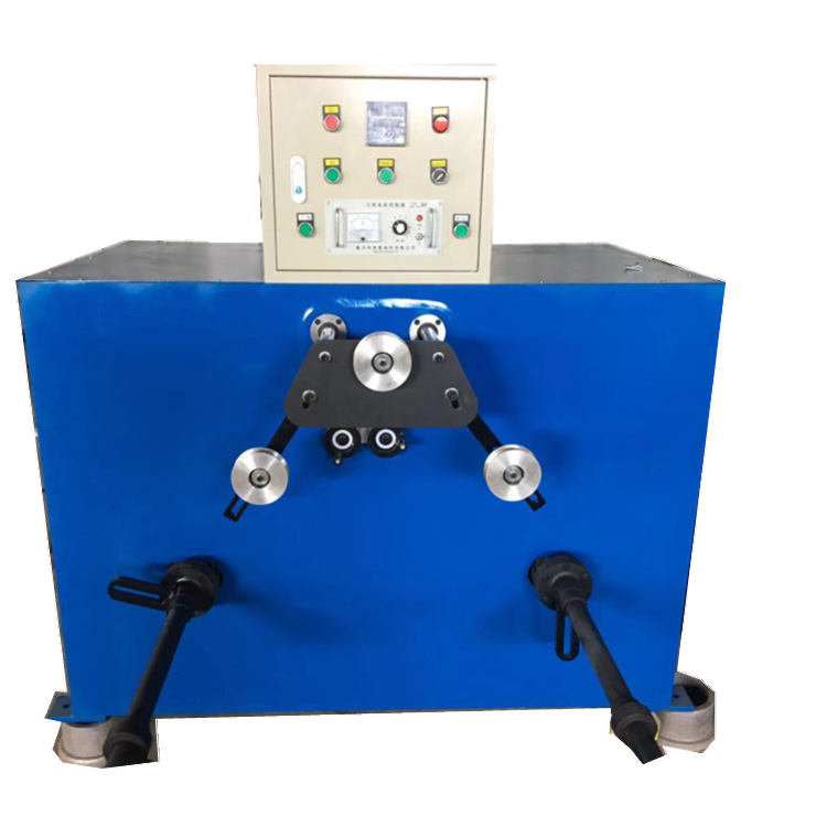 双轴收卷机倒盘机成圈钢丝绳电线电缆空心卷缠绕机双盘卷绕机打卷