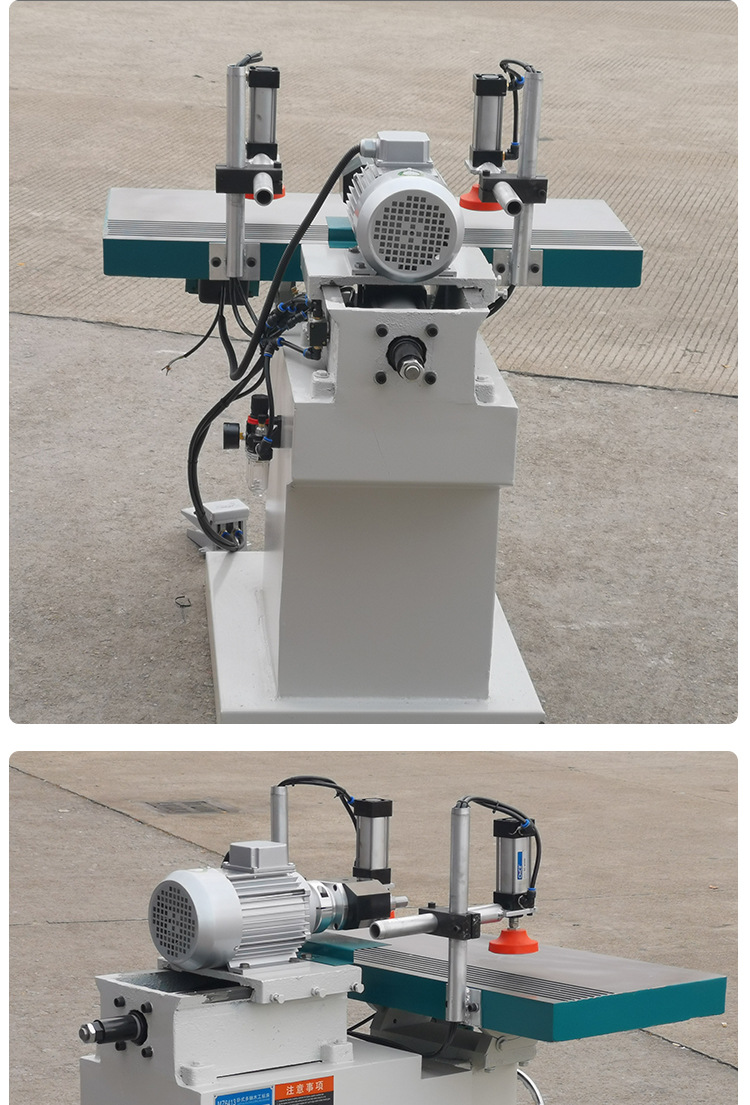 多头水平木工钻床三头钻信俊成供应打孔机械气动压料孔距可左右调