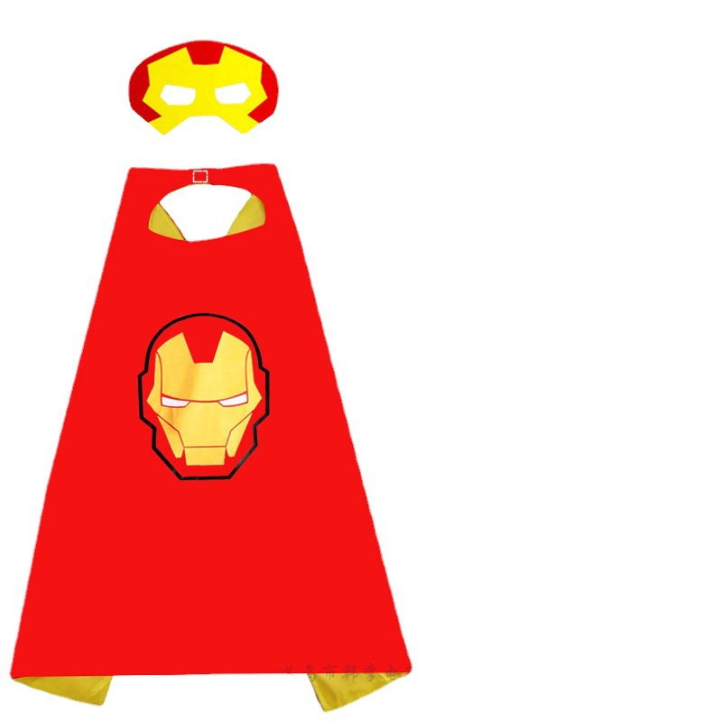 万圣节超级英雄奥特曼装儿童漫威英雄披风美队超人绿巨人斗篷