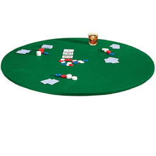 跨境游戏垫麻将扑克桌垫羊绒毛毡桌布休弹性桌罩Felt Table Cover