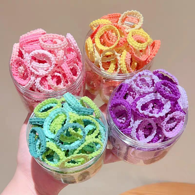 Korean Girls Baby Hair Tie Hair Friendly String Minimalist Basic Infant Thumb Tie Chuchu Lace Hair Ring