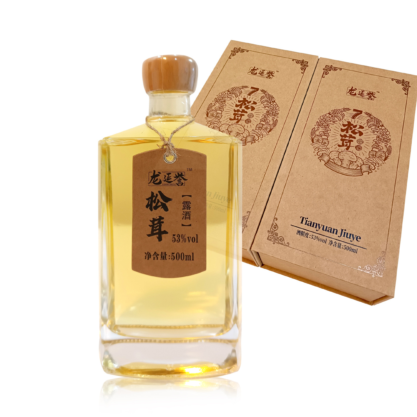 龙延誉松茸露酒 配制酒 53度松茸酒 产自吉林 瓶装白酒-阿里巴巴
