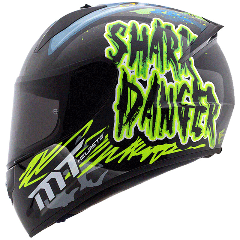 mt西班牙摩托车头盔夏季男女防晒防雾全盔毒刺赛车骑士机车