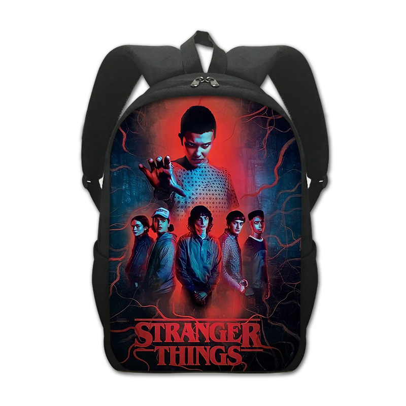 2022 New Stranger Things 4 Peripheral Primary School Student Schoolbag Polyester Creative Comfortable Backpack Children's Computer Bag