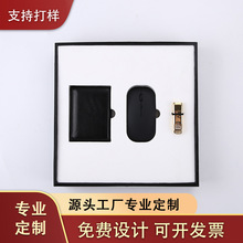 【左可】三件套钱包无线鼠标32g指纹U盘移动电源充电宝套装 logo