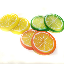 仿真柠檬片 假水果摆件 塑料柠檬块模型拍摄摄影摆设装饰食物道具