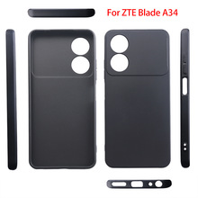 适用于中兴 ZTE Blade A54/A34手机壳全磨砂素材TPU手机后盖软壳