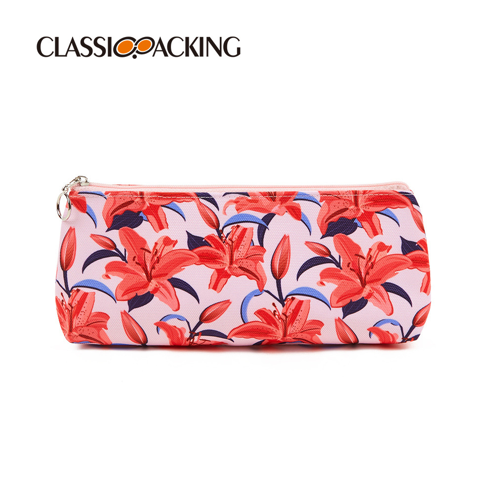 Simple Pencil Case INS Style Japanese Style Stationery Case 2022 New Popular Small Floral Pencil Bag Multifunctional Storage Bag