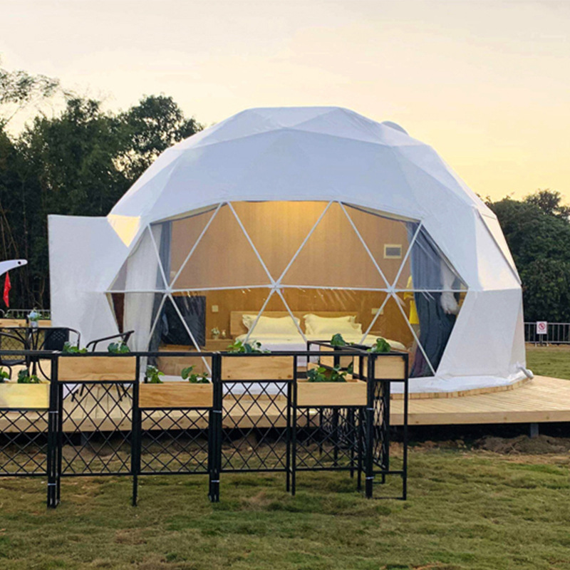 酒店星空帐篷网红民宿户外球型帐篷户外酒店式餐厅星空帐篷泡泡屋