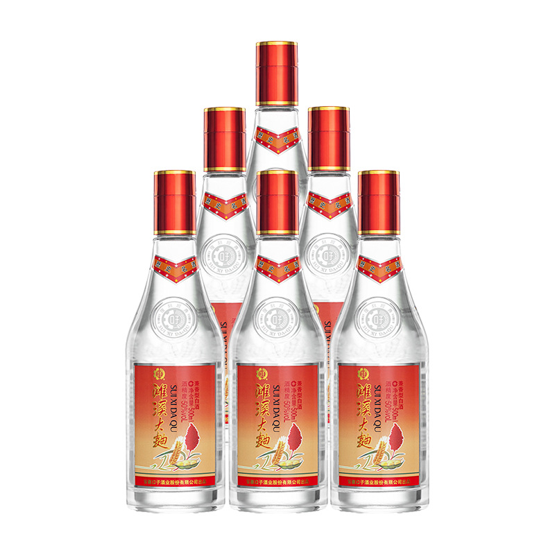 口子窖红标濉溪大曲复刻版50度500ml 安徽高度白酒 官方旗舰店