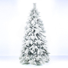 松针+pvc+pe+松果混合植绒圣诞树圣诞节落雪装饰品亚马逊跨境热销