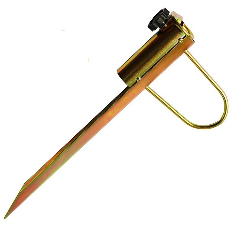 户外遮阳伞大型地插底座花园公园伞地钉沙滩天幕加长加固支架