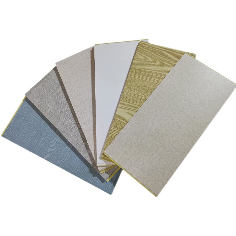 竹木纤维集成墙板全屋快装竹炭墙面板pvc扣板吊顶自装防水护墙板