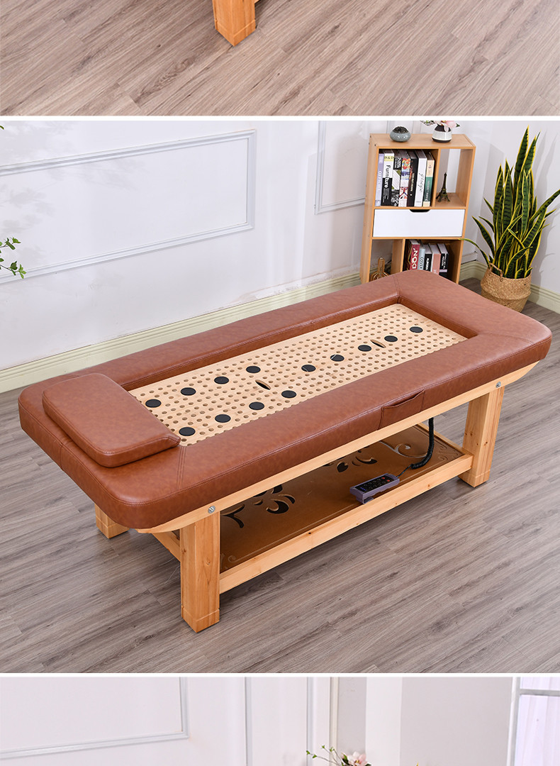 全自动无烟艾灸床净烟熏蒸床智能按摩床美容院全身艾灸理疗床批发