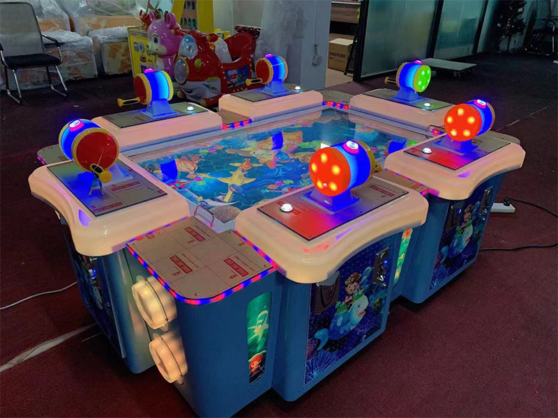 儿童乐园6人钓鱼机投币电玩游乐场设备商用打鱼机扭蛋机亲子游戏