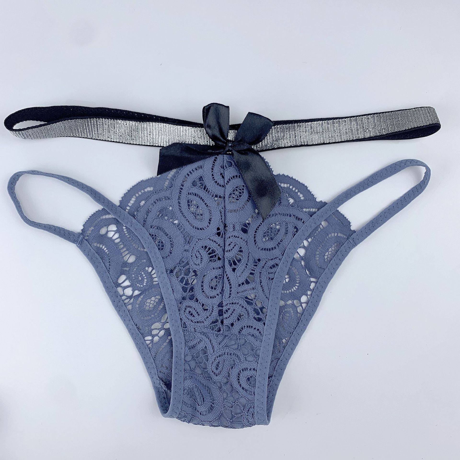 外贸情趣内裤少女蕾丝透明透视性感内衣裤少妇诱惑内裤女 t裤跨境