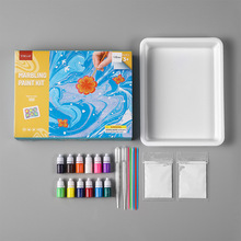 水拓画套装浮水画美术颜料画材儿童幼儿园材料包礼品赠品