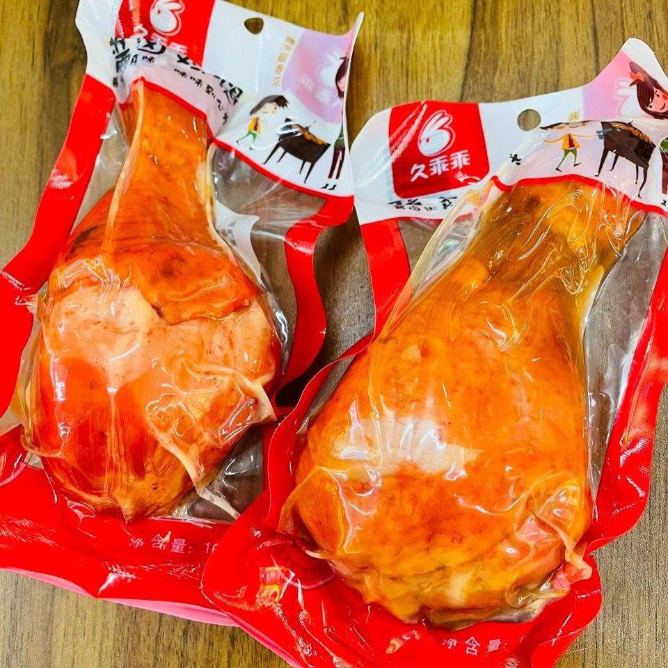 批发160盐焗风味腿酱卤鸡腿卤味零食鸡腿盐焗鸡腿酱卤鸡腿好吃