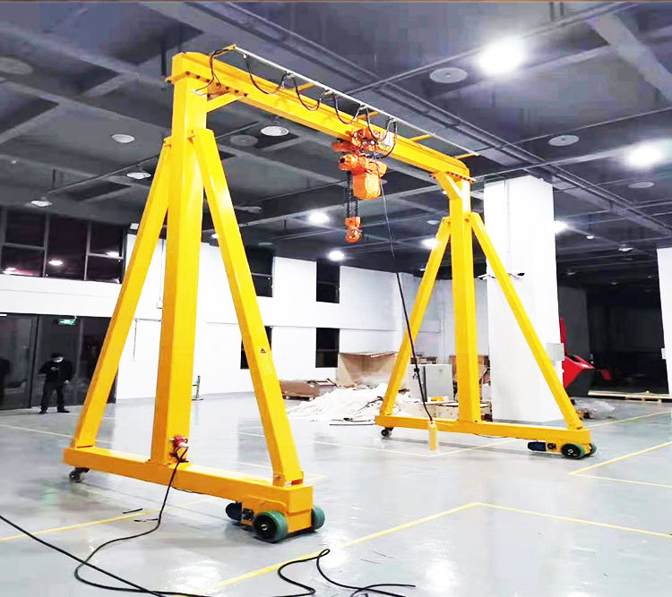 凯路德电动行走龙门架 转向灵活龙门吊无轨电动行走龙门吊可遥控