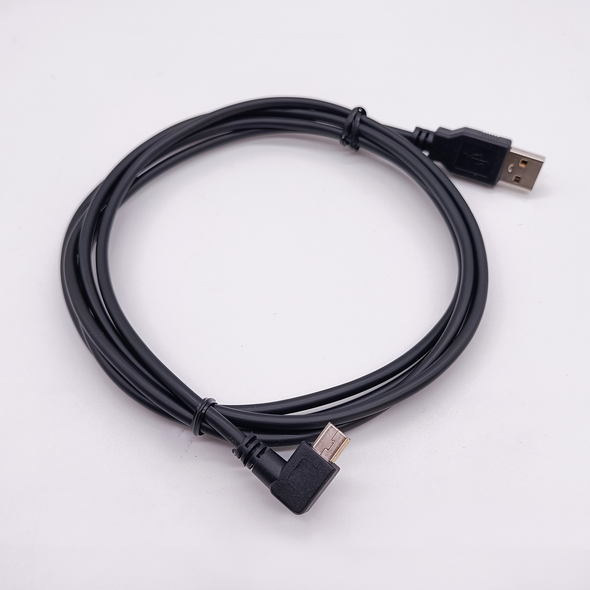 90度micro麦克线usb 2.0安卓手机转角接口充电手游弯头线厂家直销