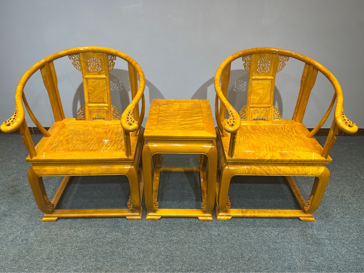 厂家直供金丝楠木家具皇宫圈椅古典