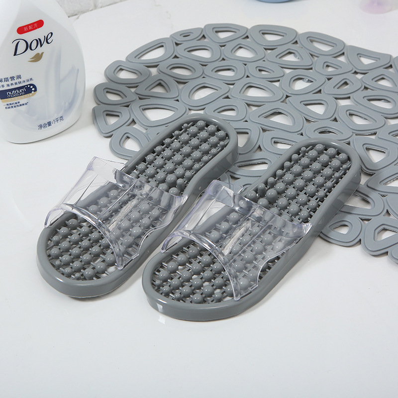 Bathroom Bath Slippers Non-Slip Summer Household Hole Shoes Quick-Drying Massage Hollow Indoor Home Vulnerability Sandals