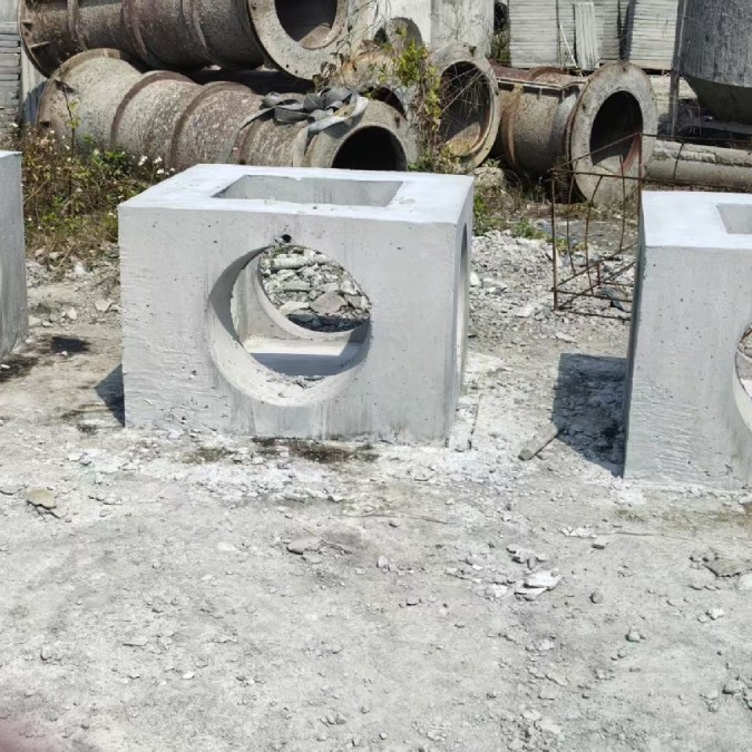 单篦雨水井小方井380*680排水篦子检查井圆形方形预制井