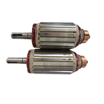 厂家供应直流电机 有刷电机转子硅钢片铁芯 直流有刷电机马达转子