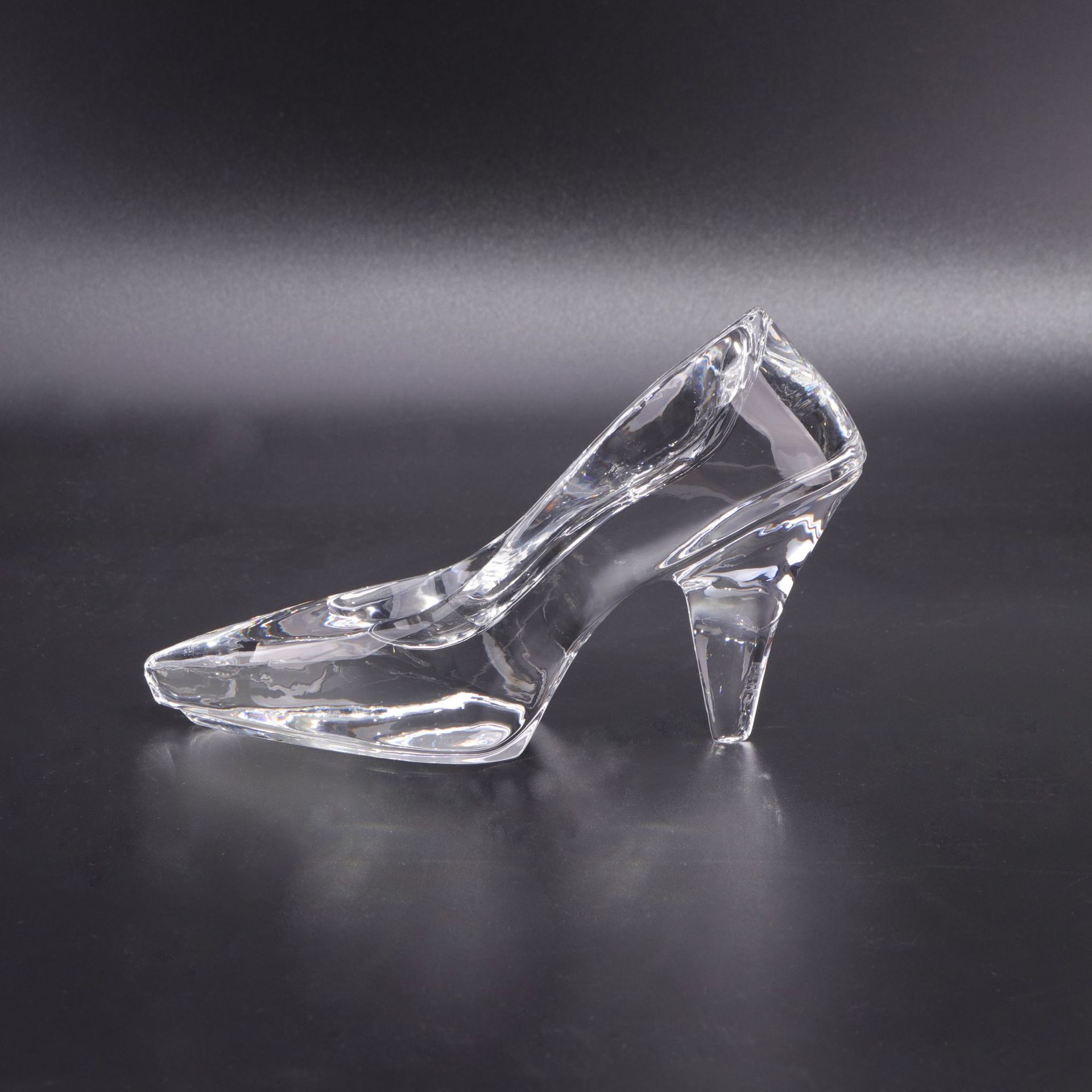 水晶鞋摆件创意玻璃鞋水晶高跟鞋高档水晶工艺礼品摆件