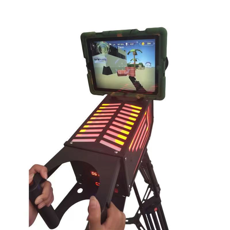 ar加特林炫酷灯光创业神器摆摊落r加特林游戏机吃鸡网红射击-阿里巴巴