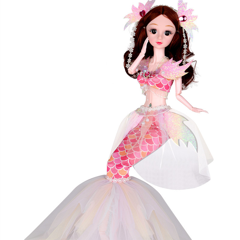 60cm Doll Bjd Mermaid Dress-up Gift Box Girl 61 Birthday Training Class Gift Factory Wholesale