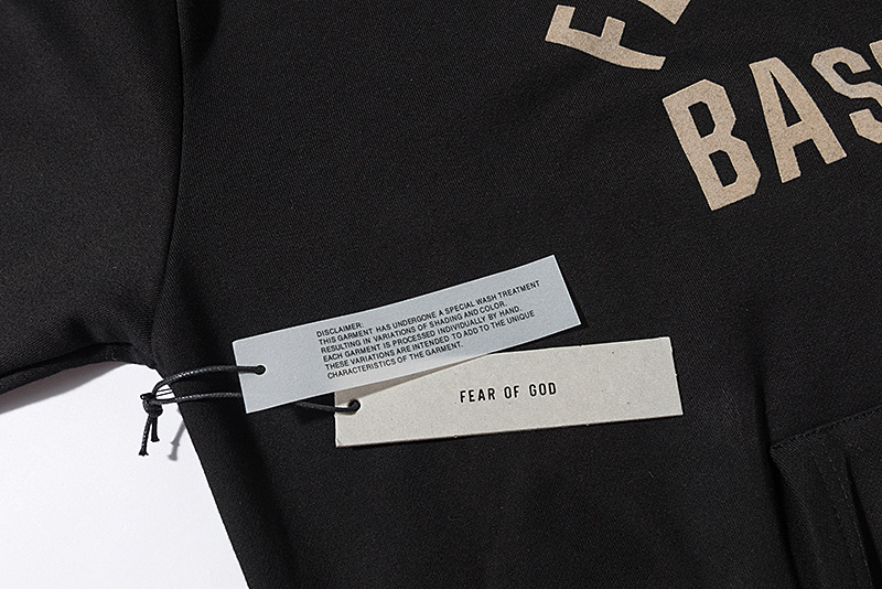 fear of god第七季字母植绒印花大码连帽卫衣fog男女情侣薄款外套