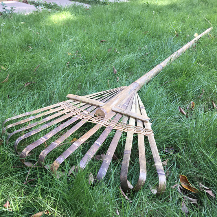 竹耙搂草耙大耙子垃圾耙子竹扒子园艺工具道具耙2把起包邮-阿里巴巴