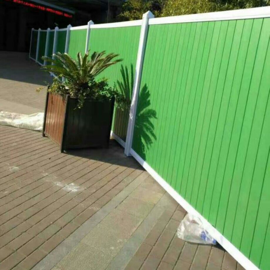 定制上海塑钢pvc围挡 蓝色pvc围挡 pvc围墙围挡