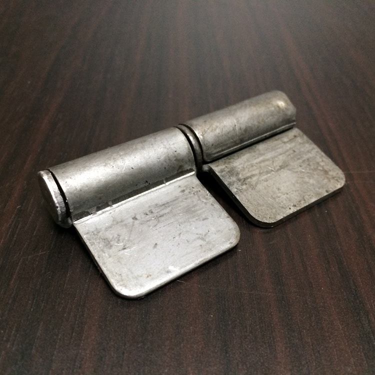 供应铁门合叶 18厚铁铰链 无孔铁合页 旗型正反铁铰合页 可脱卸