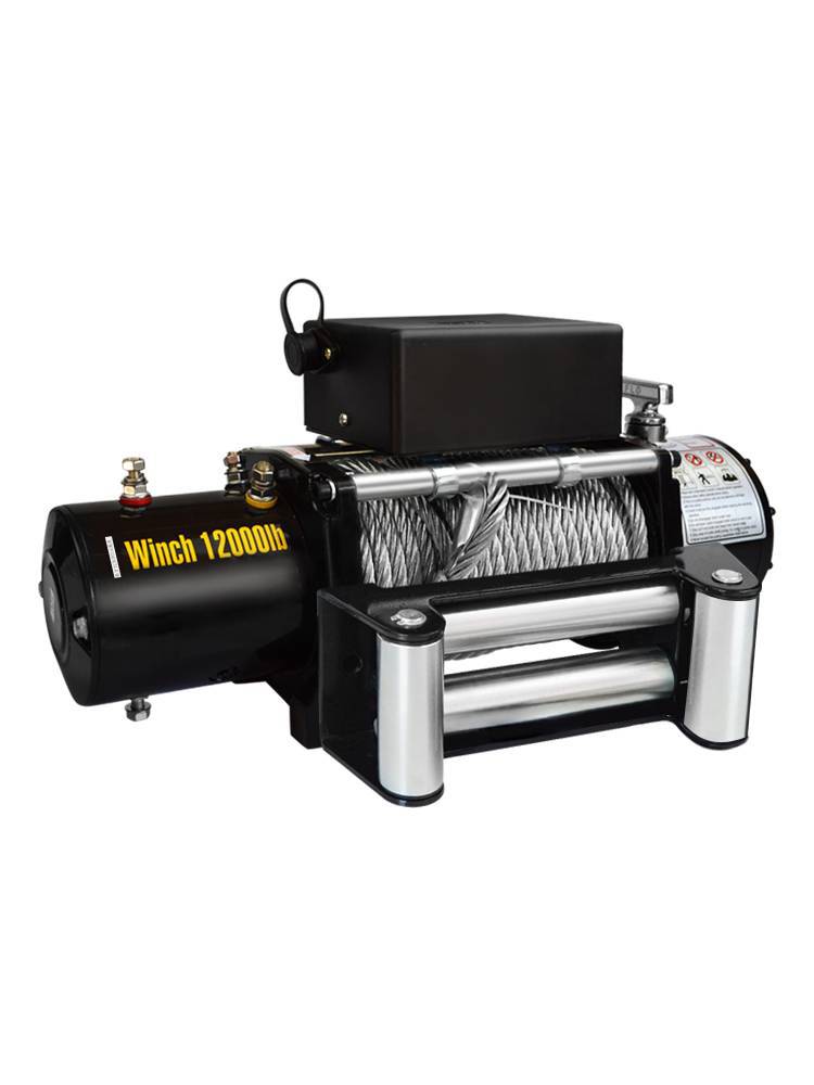 电动绞盘12v越野车自救汽车绞盘24v车载小吊机电动葫芦牵引卷扬机