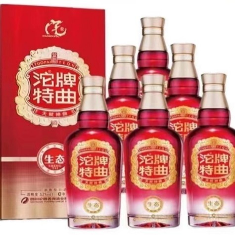四川遂宁沱牌特曲生态52度浓香型500ml*6瓶整箱纯粮酒国标优级