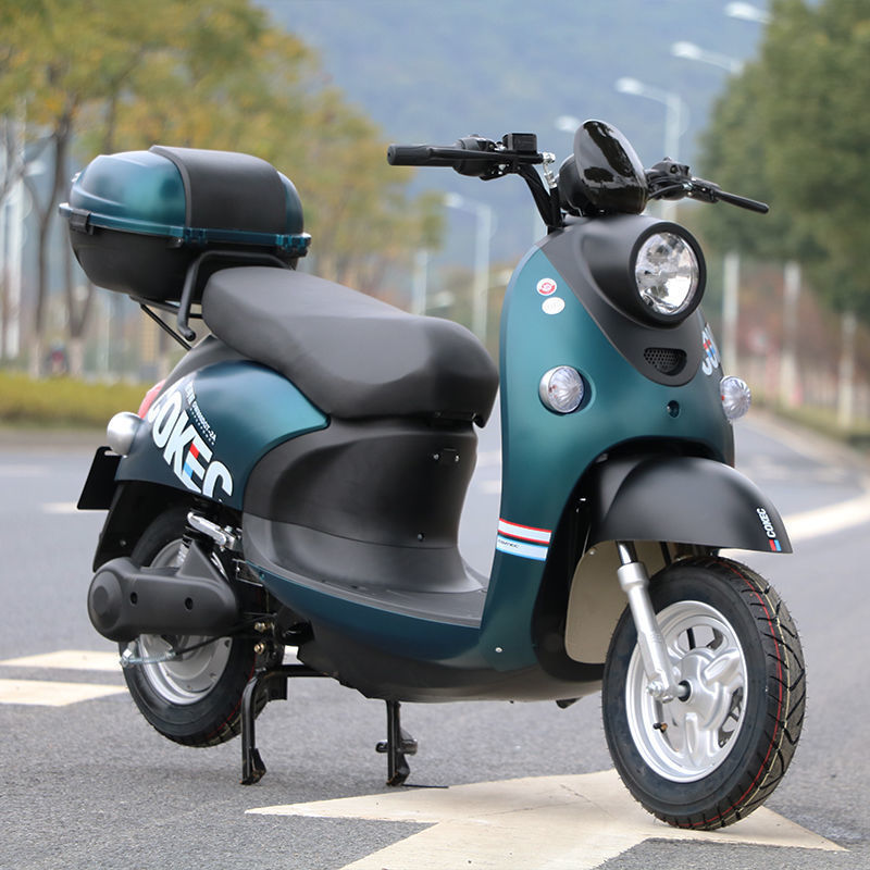 小龟王电动车新款60v72v男女双人电瓶车代步车电动摩托车可上牌