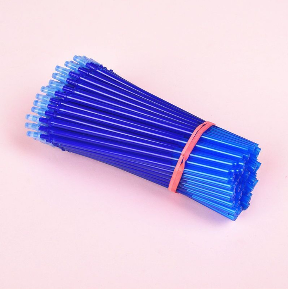 可擦笔芯黑蓝全针管笔芯0.5中性笔芯摩易擦笔芯学生学习用品文具