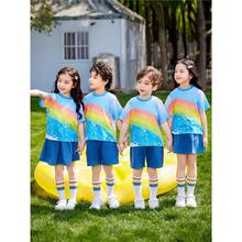 幼儿园园服夏季六一儿童演出服表演服啦啦队服装小学生班服合唱服