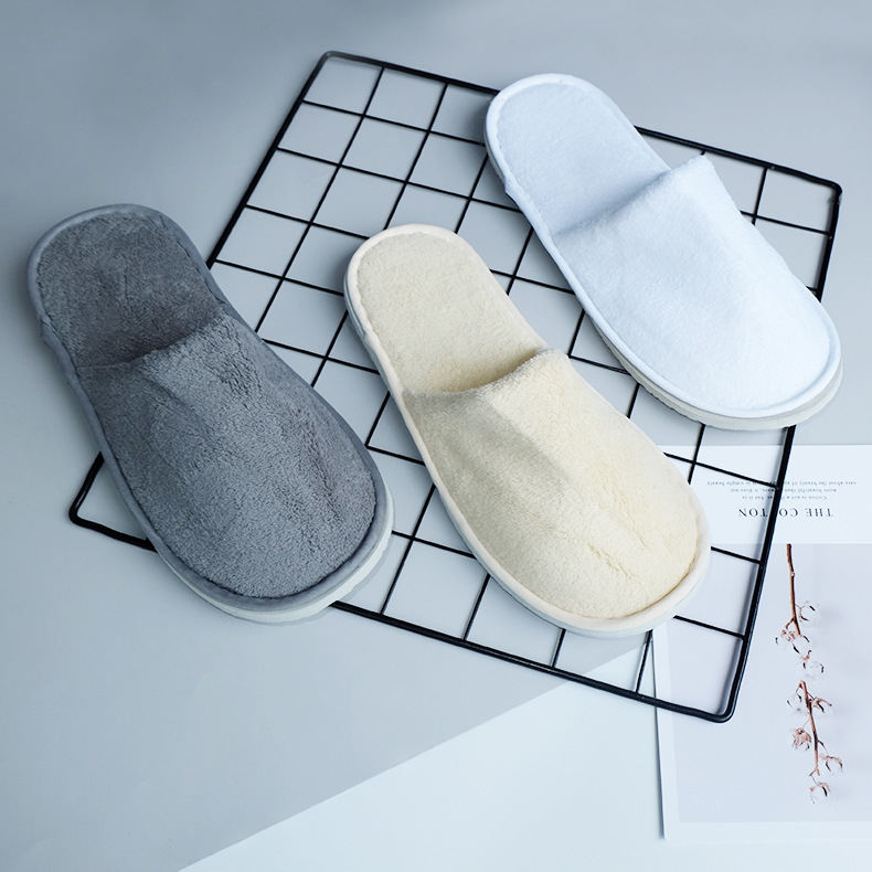 Hotel Bed & Breakfast Disposable Slippers Beauty Salon Club Home Room Supplies Thickened Non-Slip Slippers Wholesale