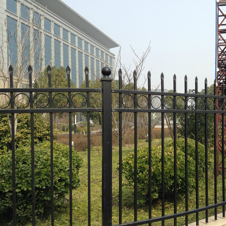 锌钢护栏 小区围墙隔离护栏 学校公园铁艺围墙栅栏 户外围墙现货