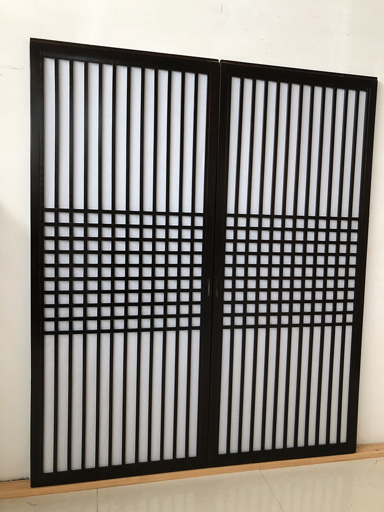 日式推拉门和室格子门障子门实木中式移门木格栅隔断门榻榻米批发