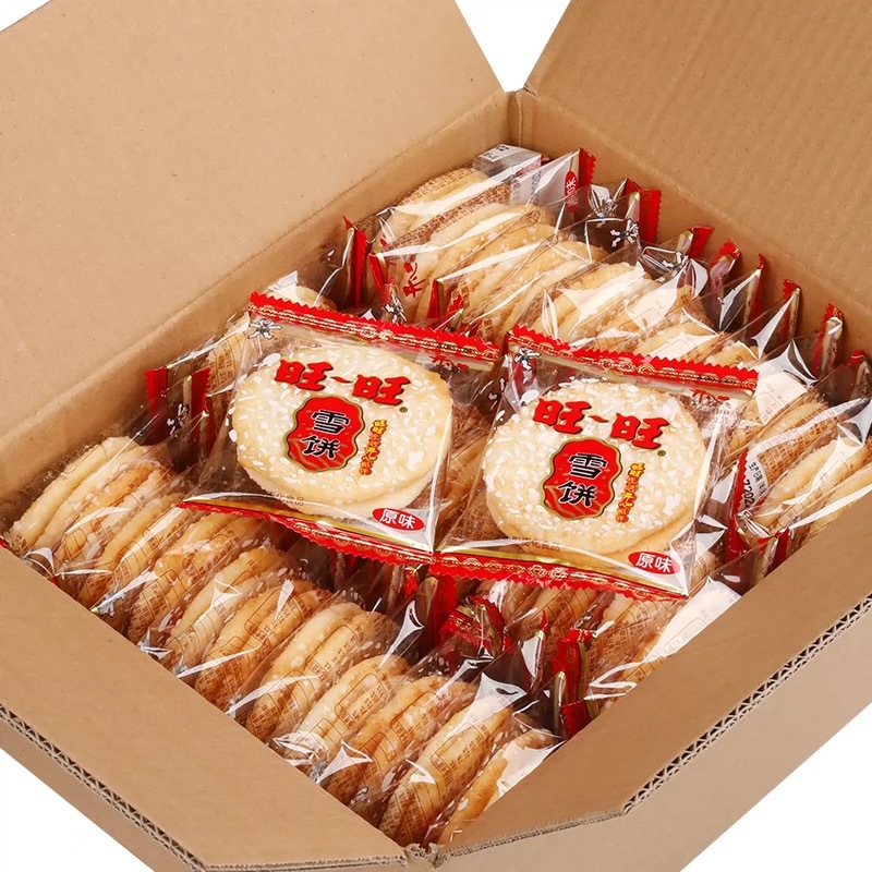 旺旺雪饼仙贝散装零食品饼干大包网红小吃膨化休闲大礼包一件批发