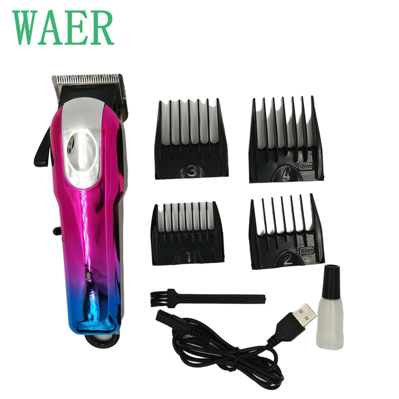 cross-border hot waer electric hair clipper gradient shaving head electric hair clipper hair salon oil head electric clippers wholesale